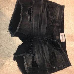 Women’s black BKE Stella Jean shorts. Size 24.